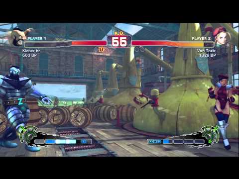 Kleber hr (Zangief) vs Vontoxic (Cammy) - XBL Ranked