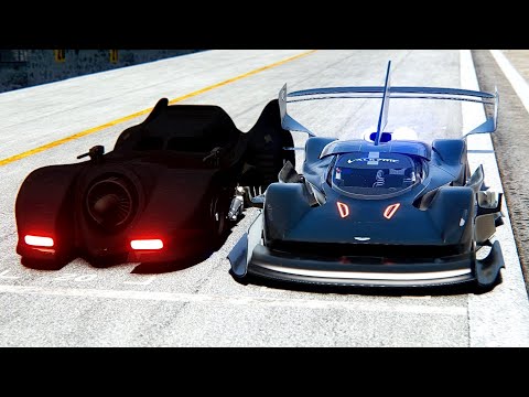 Aston Martin Black Nightmare VGT Concept vs Bamtobile 1989 - Drag Race 24 KM