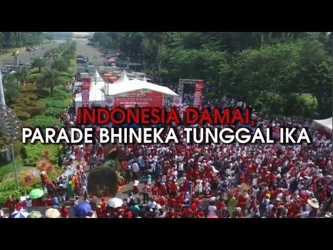 Indonesia Damai Di Parade Bhinneka Tunggal Ika