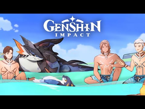 Saurian Tribes Of Natlan Trailer Version 5.0 Special Program | Geo/Hydro/Dendro Dragon | Genshin