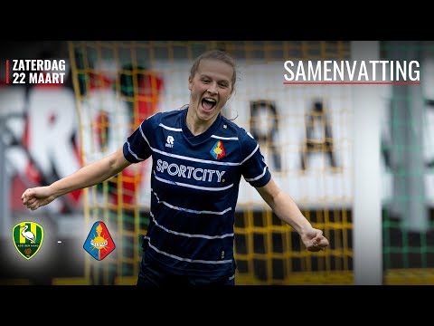 BIJNA OVER DE STREEP GETROKKEN | Highlights ADO Den Haag - Telstar | Azerion Vrouwen Eredivisie