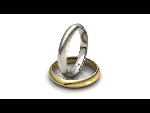 Knife Edge Comfort Fit Wedding Band