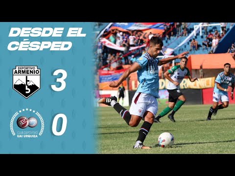 DESDE EL CÉSPED | ⚽ Deportivo Armenio 3-0 UAI Urquiza