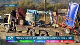 Carabineros de Las Cabras detiene a sujeto y recupera camión con encargo vigente por robo
