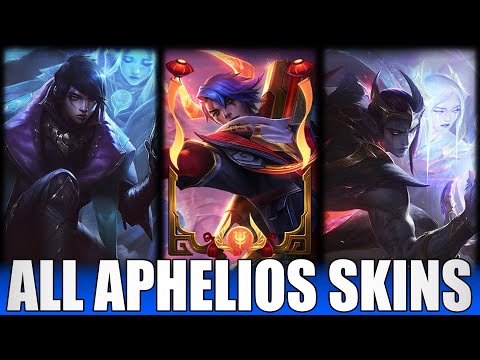 All Aphelios Skins Spotlight 2021 - Including Lunar Beast Aphelios