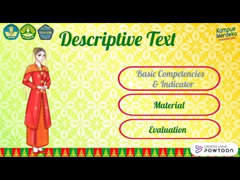 Descriptive Text (Tingkat SMP/MTs sederajat, Kelas VII)