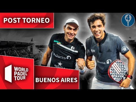LESIÓN DE BELA, MIERES GALÁN CAMPEONES… WORLD PADEL TOUR BUENOS AIRES: POST TORNEO