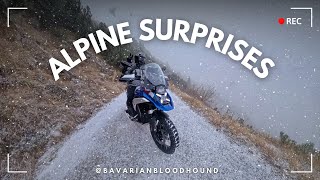 Mountain Motorcycle Adventure Turns Into SURPRISE Snow Storm! On a BMW R 1300 GS!