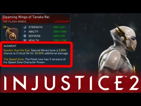 THE FLASH LEGENDARY GEAR SHOWCASE | INJUSTICE 2