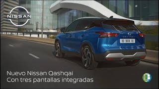 Nuevo Nissan Qashqai con tres pantallas integradas en perfecta sincronía Trailer