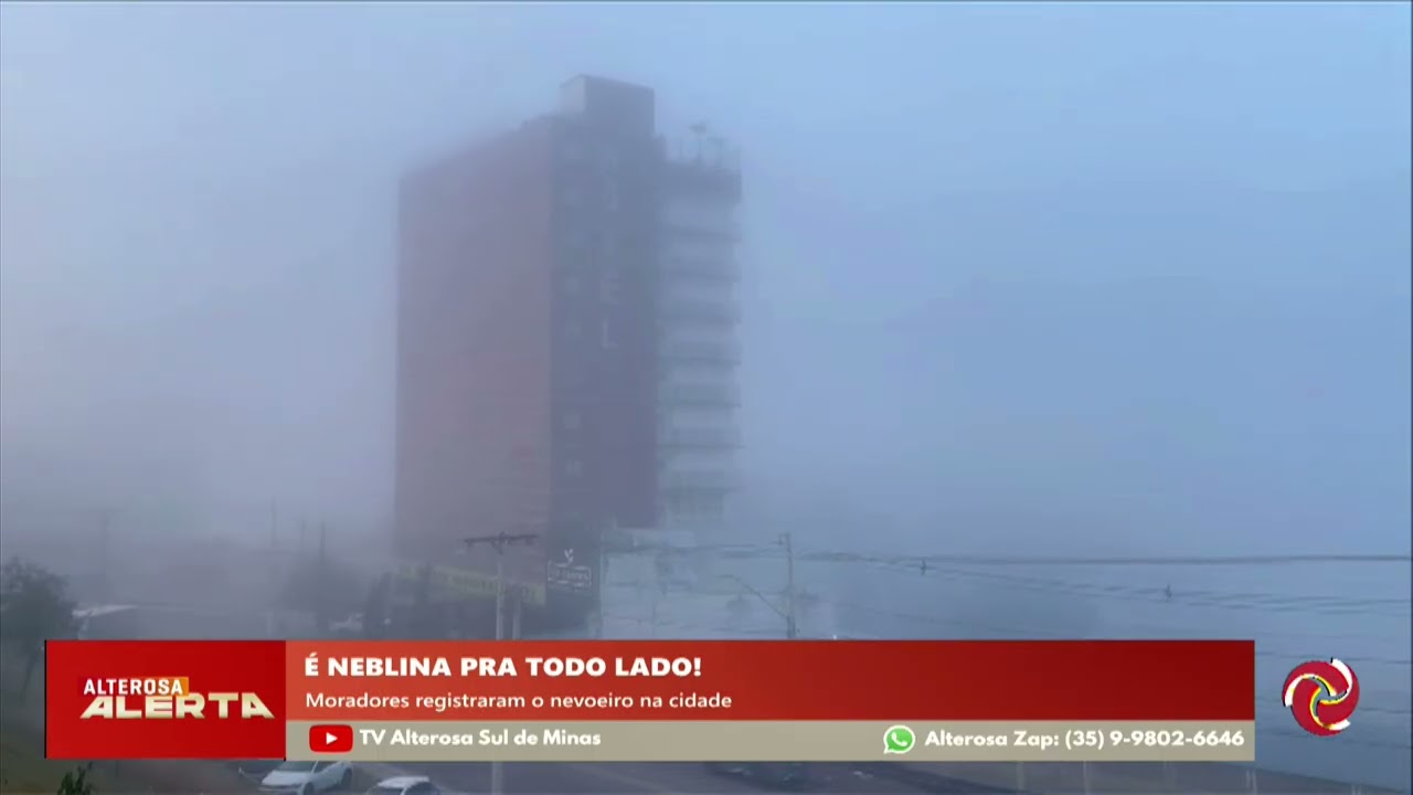 Mais um dia com muita neblina em Varginha