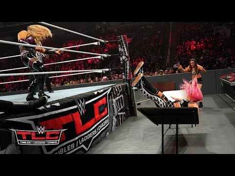 Natalya viciously sends Liv Morgan crashing through a table: WWE TLC 2018 (WWE Network Exclusive)