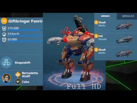 ☃️Giftbringer☃️Fenrir ⚡Mk1⚡-Gameplay FFA (War Robots 7.8.1)