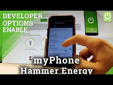 Developer Options myPhone Hammer Energy - Enable USB Debugging