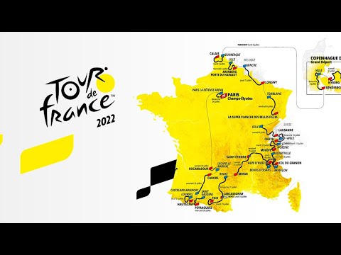 Présentations des 21 Étapes Tour de France 2022 // Les Profils d'étapes Montagne - Sprint - Chronos