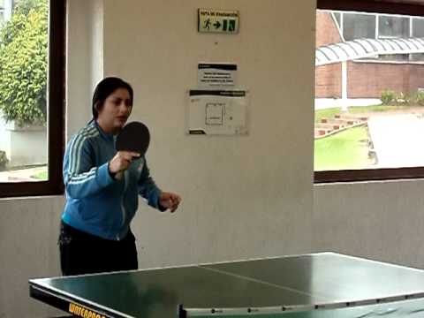 entrenamiento tenis de mesa de milena