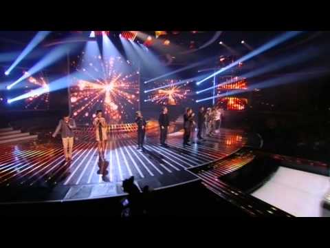 Final 3 and Take That sing Never Forget - The X Factor Live Final (Full Version)