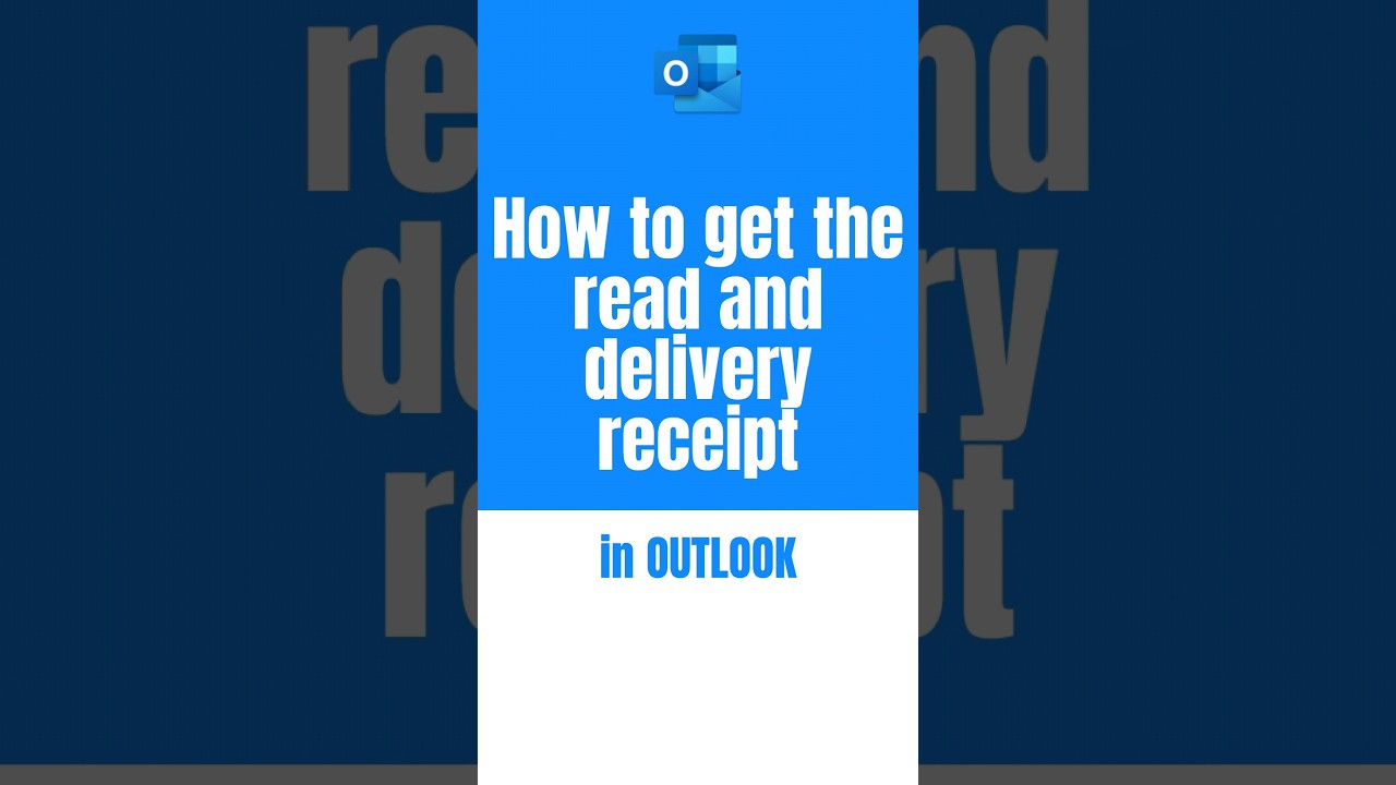 Enable Read & Delivery Receipts in New Outlook Quick Guide