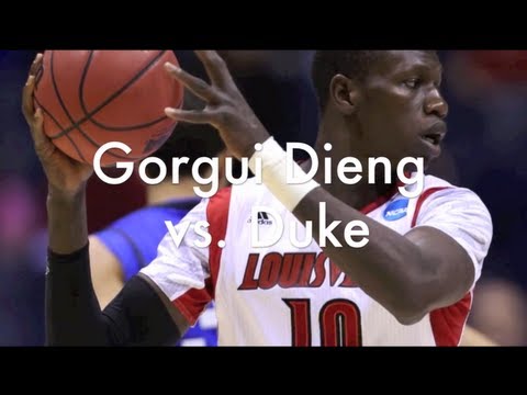 Gorgui Dieng / Louisville vs. Duke (Full HD Dieng Highlights) (3.31.2013)