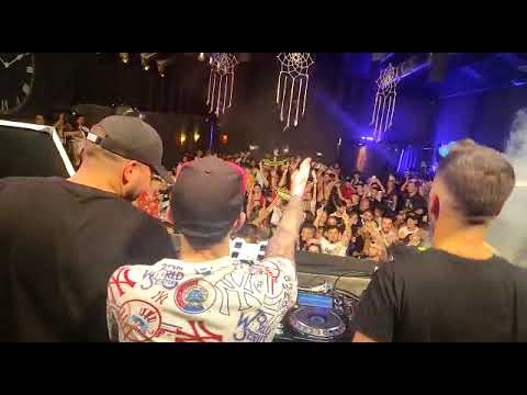 Tryple-D (Basstyler, Bad Legs, SevenG en la reapertura Templo Transition (Huelva)