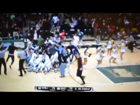 Sac State Garrity's Buzzer Beater Against Weber State