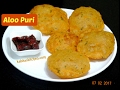 Aloo Puri Recipe Potato Poori Easy And Tasty Breakfast Recipe Kids Recipe Kabitaskitchen