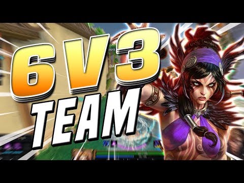Smite: The 6V3 TEAM - The most BROKEN Team we have done?
