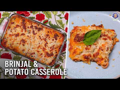 Quick Brinjal And Potato Casserole