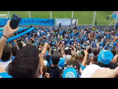 "Belgrano,mi buen amigo. Hinchada de Belgrano vs Agropecuario" Barra: Los Piratas Celestes de Alberdi &bull; Club: Belgrano