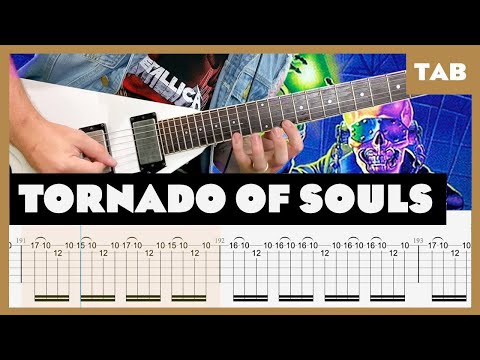 Megadeth - Tornado of Souls - Guitar Tab | Lesson | Cover | Tutorial