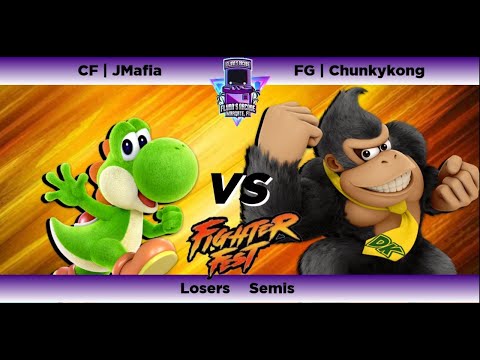 Flynn's Fighter Fest Season 4 Losers Semis - FC | JMafia (Yoshi) Vs. FG | Chunkykong (Donkey Kong)