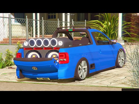 BONDE DO GATO PRETO - BAFORA O LANÇA FT. MC DRICKA// Saveiro G7 Trend na Fixa// GTA V