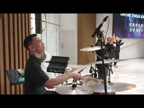 Penghormatanku [Medley] Doxology (Drum Cam - GKKA Makassar)