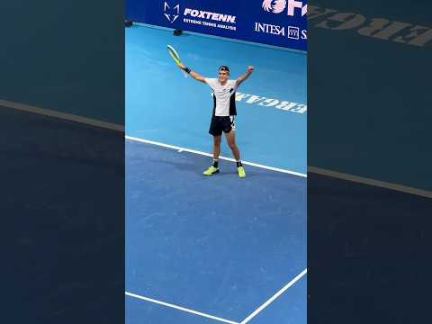 Il match point di Sciahbasi - Durasovic a Bergamo #Tennis