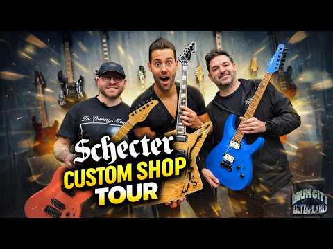 Inside Schecters Custom Shop Guitar Factory: The Secrets Behind Their Legendary Guitars🎸
