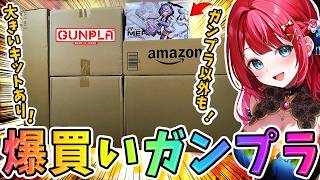 【ガンプラ】実写🌸爆買いガンプラ紹介＆制作🎉今回はちょっといつもと違う！ガンプラ以外も大きいキットもあり！紹介数も多い！【女性実況/プラモ/ガンダム/ガンプラ初心者】