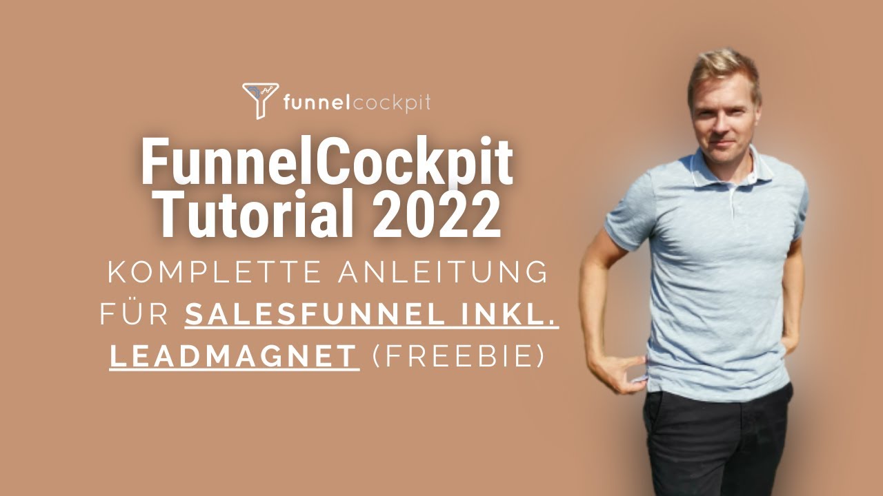 Funnelcockpit Tutorial 2022 - Salesfunnel erstellen & Komplettanleitung für  Leadmagnet (Freebie)
