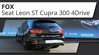 Video: FOX Komplettanlage ab OPF Seat Leon ST Cupra 300 4Drive | Dein-Sportauspuff.de Video: FOX Komplettanlage ab OPF Seat Leon ST Cupra 300 4Drive | Dein-Sportauspuff.de
