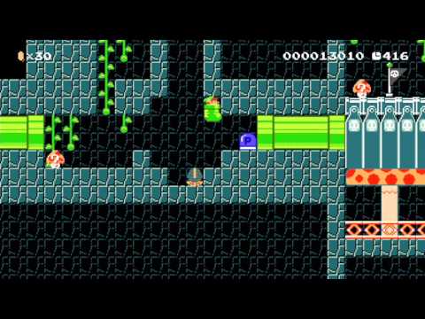 Super Mario Maker - Zelda Dungeon．100K✰ Special 1