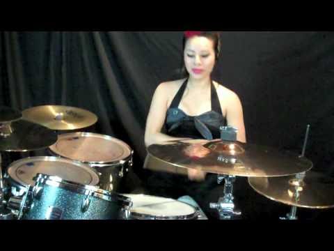 NEKROMANTIX "DEVIL SMILE" - DRUM COVER | LUX DRUMMERETTE