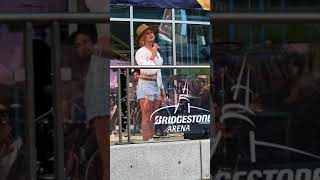 Adley performs What If I Stay during CMA Fest 2018