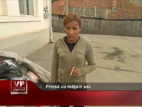 Prinsă cu sticla-n sac