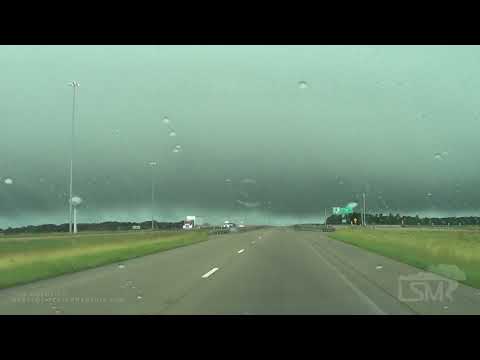 06-08-2021 Verona, MS - Rotating Funnel and Torrential Rainfall
