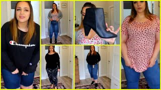 ANOTHER Addition-Elle & Penningtons Haul! Plus Size Try-On: Denim Activewear Adidas Champion & Levis
