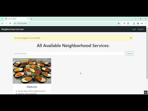 Online Catering Service in Django Python
