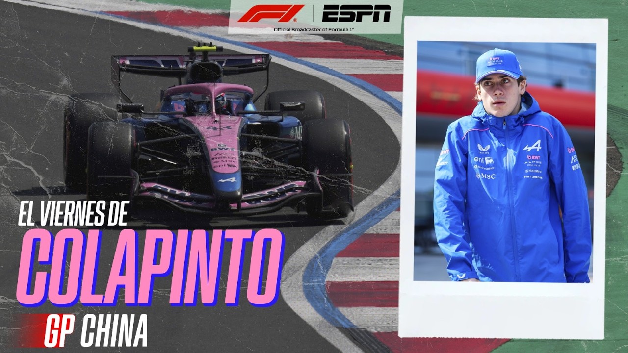 VIERNES REGULAR PARA LOS TIEMPOS DE FRANCO QUE LARGARÁ 16° EN LA SPRINT DE CHINA | Fórmula 1