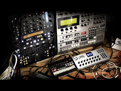 Dub Techno Session #1 | Yamaha RS7000 | Korg Volca Beats