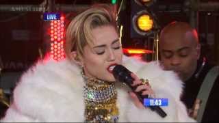 Miley Cyrus - Get It Right &amp; Wrecking Ball (Live at New Year&#39;s Rockin&#39; Eve 2014)