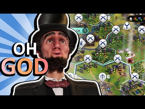 Abraham Lincoln Is INSANE and Allows You To Flood The World With Units - America Pt 1