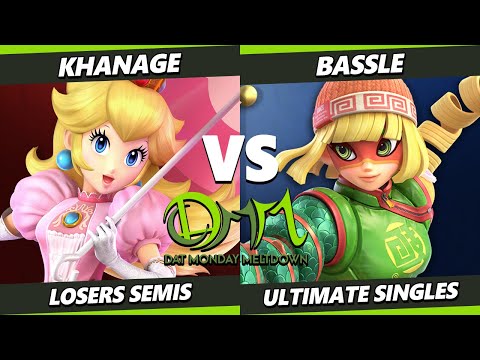 DAT MM 285 Losers Semis - Khanage (Peach) Vs. Bassle (Min Min) Smash Ultimate - SSBU